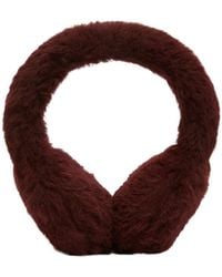 Max Mara - Alpaca And Wool Teddy Fabric Earmuffs - Lyst