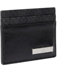 Gucci - Card Case With Metal Tag - Lyst