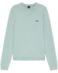 BOSS - Long-Sleeve Sweater - Lyst