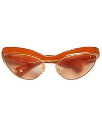 Bottega Veneta - Duo Angle Cat Eye Sunglasses - Lyst