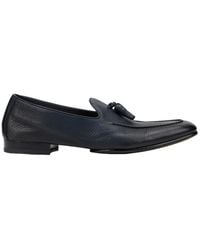 Doucal's - Textured Tassel Loafers - Lyst