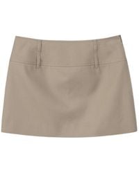 DUNST - Belted Micro Mini Skirt - Lyst