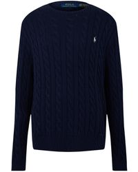 Polo Ralph Lauren - Crew Neck Long Sleeve Knit Sweater - Lyst