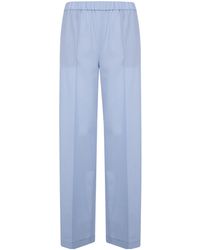 Fabiana Filippi - Elasticated Waistband Straight Leg Pants - Lyst