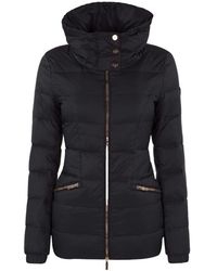 EA7 - Logo Hooded Down Jacket - Lyst