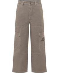 Off-White c/o Virgil Abloh - Logo Detailed Wide Leg Pants - Lyst