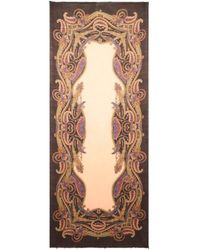 Etro - Printed Cashmere And Silk Scarf - Lyst