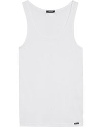 Tom Ford - Ribbed Logo Track Tank Top - Lyst