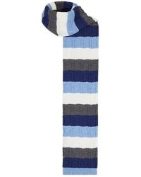 Fendi - Ff-Motif Striped Scarf - Lyst