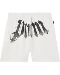 Palm Angels - Logo Elasticated Shorts - Lyst