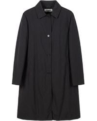 Jil Sander - Single-Breasted Button-Fastening Coat - Lyst
