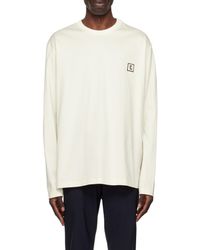 WOOYOUNGMI - Backlogo Long-Sleeved T-Shirt - Lyst