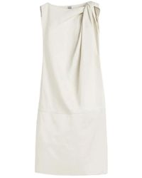TOTEME - Totême Shourlder Twist Midi Dress - Lyst