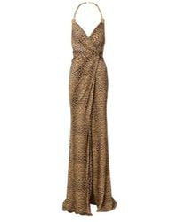 Roberto Cavalli - Embellished Open-Back Gown - Lyst