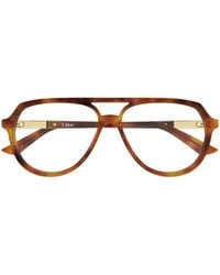 Chloé - Chloé Eyewear Pilot Frame Glasses - Lyst