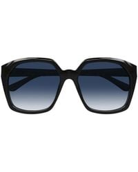 Chloé - Chloé Eyewear Salome Oversized Frame Sunglasses - Lyst