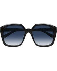 Chloé - Chloé Eyewear Salome Oversized Frame Sunglasses - Lyst