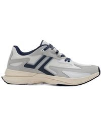 Lanvin - Round Toe Low-Top Sneakers - Lyst