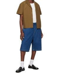 Entire studios - Spar Denim Shorts - Lyst