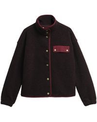 Barbour - Stand Collar Fleece Jacket - Lyst