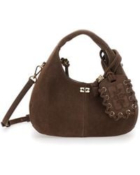 Ganni - Hobo Mini Shoulder Bag - Lyst