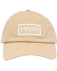 KENZO - Logo Patch Curved-Peak Baseball Cap - Lyst
