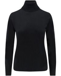 Aspesi - High Neck Ribbed Sweater - Lyst
