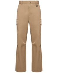 Moncler - Button Detailed Straight-Leg Pants - Lyst