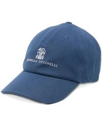 Brunello Cucinelli - Logo-Embroidered Baseball Hat - Lyst