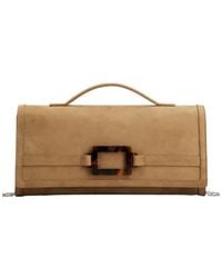 Roger Vivier - Belle Vivier Clutch Bag - Lyst