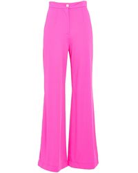 Dolce & Gabbana - Solid Color Stretch Loose-Fit Trousers - Lyst