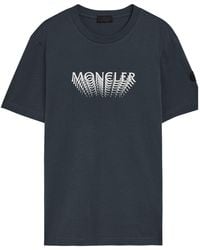 Moncler - Logo Cotton Short-Sleeve T-Shirt - Lyst