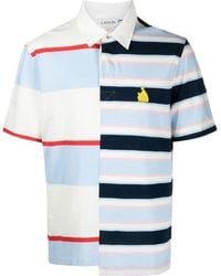 Lanvin - Logo Short-Sleeved Polo Shirt - Lyst