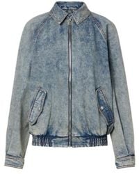 Magda Butrym - Denim Blouson Jacket - Lyst