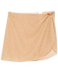Oséree - Oséree Beaded Wrap Beach Skirt - Lyst