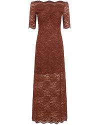 Rabanne - Rabanne Lace Off-Shoulder Dress - Lyst