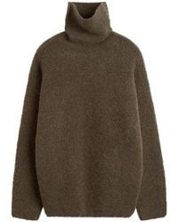 TOTEME - Totême Bouclé Turtleneck Jumper - Lyst