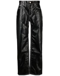 Eytys - High-Waist Faux-Leather Trousers - Lyst