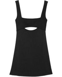 Saint Laurent - Cut-Out Mini Dress - Lyst