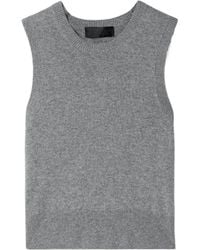 Nili Lotan - May Cropped Cashmere Tank - Lyst