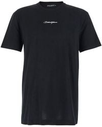 Dolce & Gabbana - Logo Embroidered Crewneck T-Shirt - Lyst