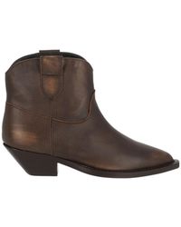 Via Roma 15 - Pointed-Toe Ankle Boots - Lyst