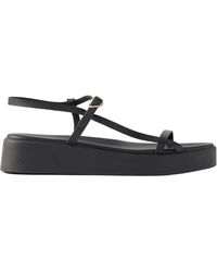 Ancient Greek Sandals - Politia Leather Platform Sandals - Lyst