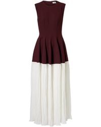 Jonathan Simkhai - Raleigh Crepe And Satin Midi Dress - Lyst