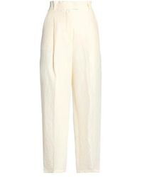 Max Mara - High-Waisted Straight-Leg Pants - Lyst