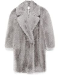 Sportmax - V-Neck Long-Sleeved Coat - Lyst