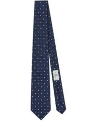 Etro - Logo Patch Pointed Tie - Lyst