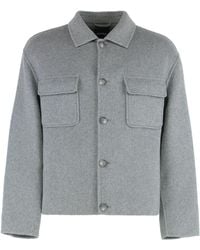 BOSS - Boss Relaxed-Fit Button-Up Jacket - Lyst