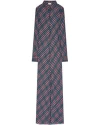 Dries Van Noten - Checked Midi Dress - Lyst