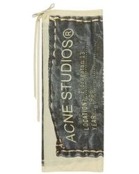 Acne Studios - Printed Sarong Scarf - Lyst